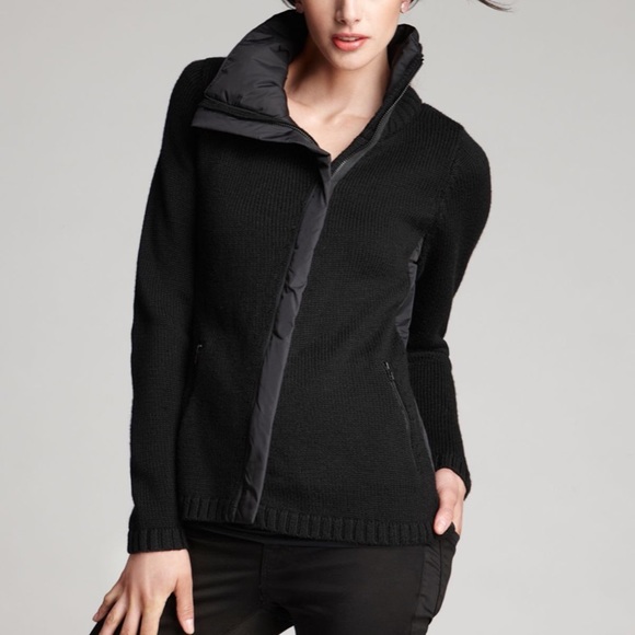 Eileen Fisher Jackets & Blazers - Eileen Fisher High Collar Wool Sweater Jacket